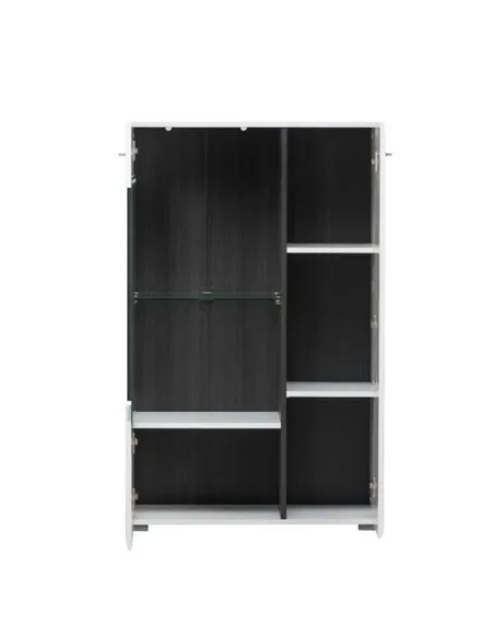 Royce White Short Display Cabinet, 3063