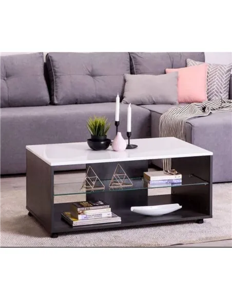 Royce White Coffee Table, 3065