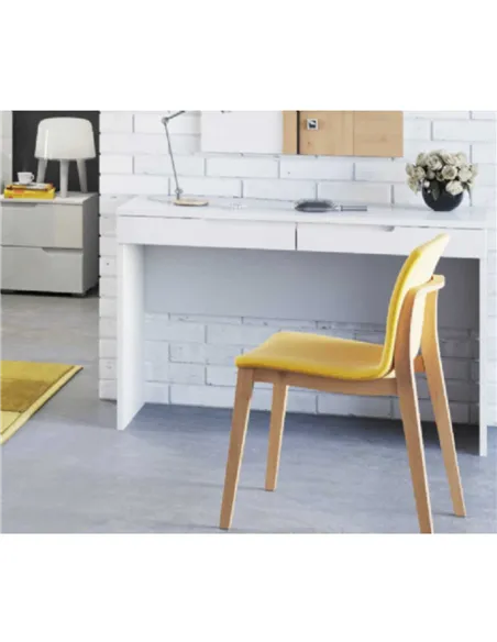 Santino White Gloss 2 Drawer Dressing Table S31, 2712