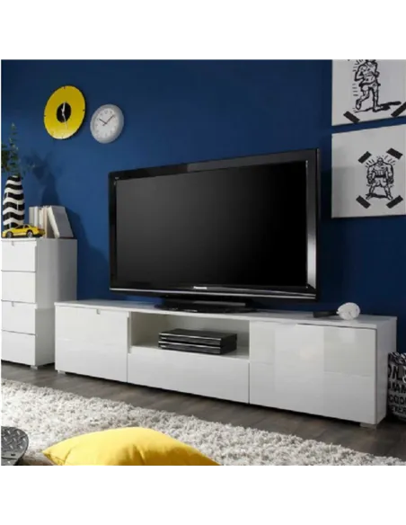 Santino White High Gloss TV Cabinet S9, 2623
