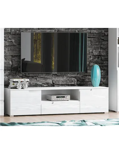 Santino White High Gloss TV Cabinet S9, 2623