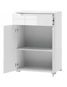 Santino White High Gloss Tall Sideboard S19, 2929 2