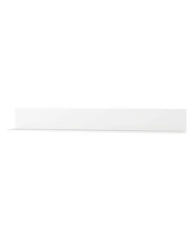 Santino White Gloss Long Floating Wall Shelf S24, 2939