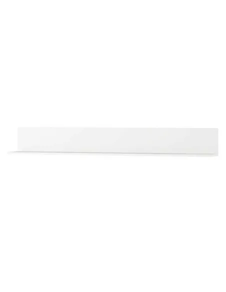 Santino White Gloss Long Floating Wall Shelf S24, 2939