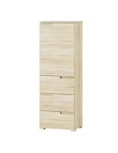Santino Sonoma Oak Slim Tallboy Storage Unit, 2979