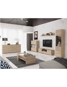 Santino Sonoma Oak Slim Tallboy Storage Unit, 2979 2