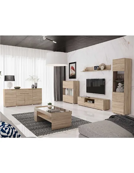 Santino Sonoma Oak Wide Sideboard S8, 2984