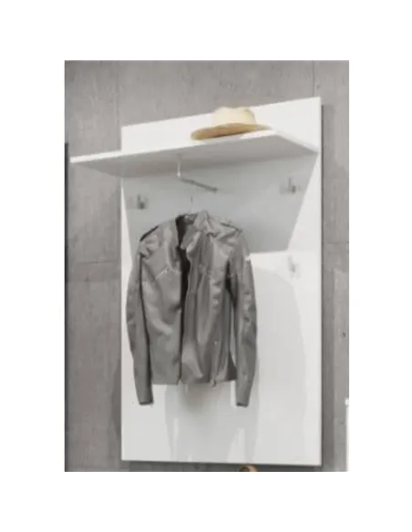 Santino White Hallway Coat Rack 8446, S20
