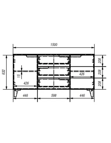 Santino Grey High Gloss And White 2 Door & 3 Drawer Wide Sideboard, 3236