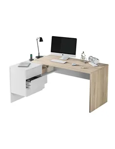 Siena Oak And White Reversible Desk, 2897