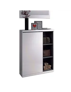 Tendi White Gloss Shoe Cabinet Hallway Unit, 2919
