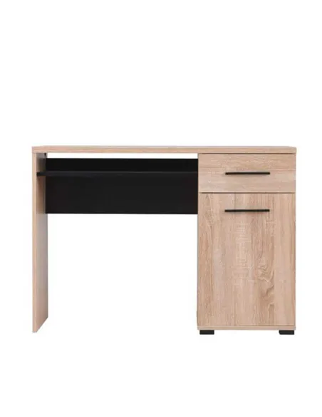 Telmo Sonoma Oak Effect and Black Desk, 3036