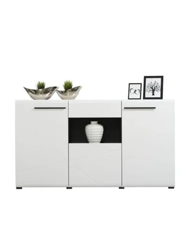 Terrento White Gloss Tall Sideboard, 3052