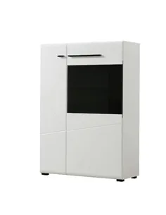 Terrento White Short Display Cabinet, 3053