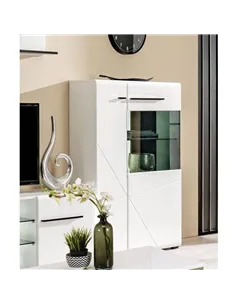 Terrento White Short Display Cabinet, 3053 2
