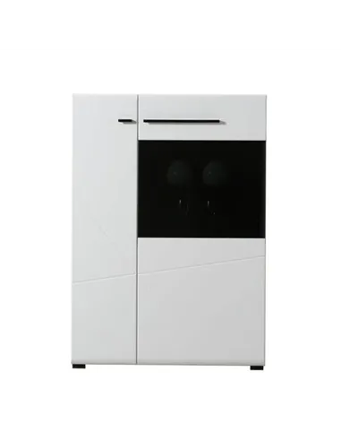 Terrento White Short Display Cabinet, 3053