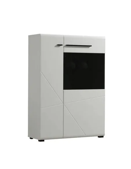 Terrento White Short Display Cabinet, 3053