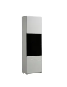 Terrento White Tall Display Cabinet, 3054
