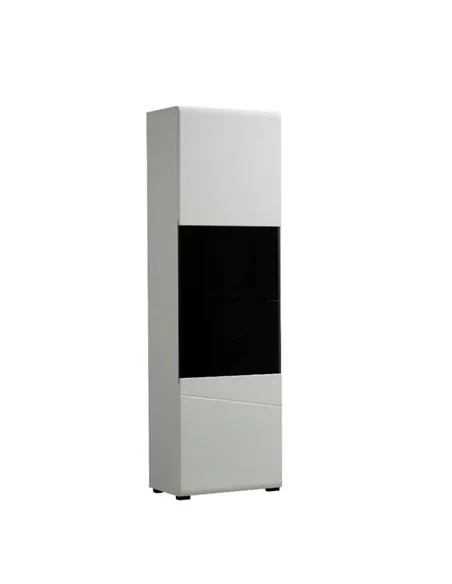 Terrento White Tall Display Cabinet, 3054