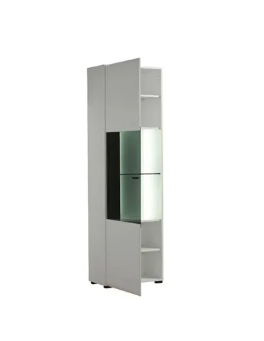 Terrento White Tall Display Cabinet, 3054