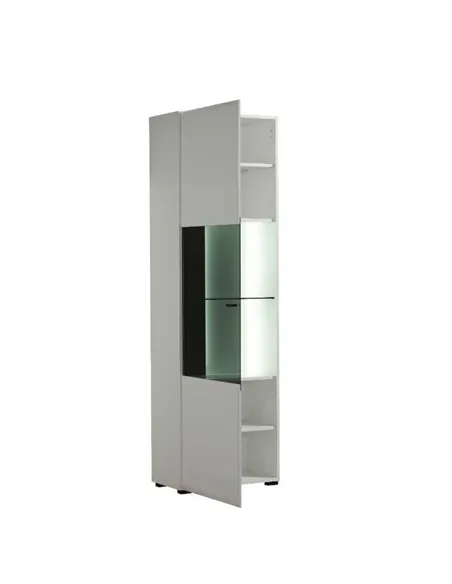 Terrento White Tall Display Cabinet, 3054