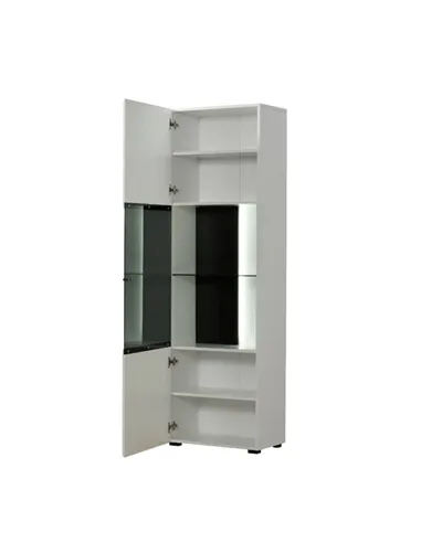 Terrento White Tall Display Cabinet, 3054