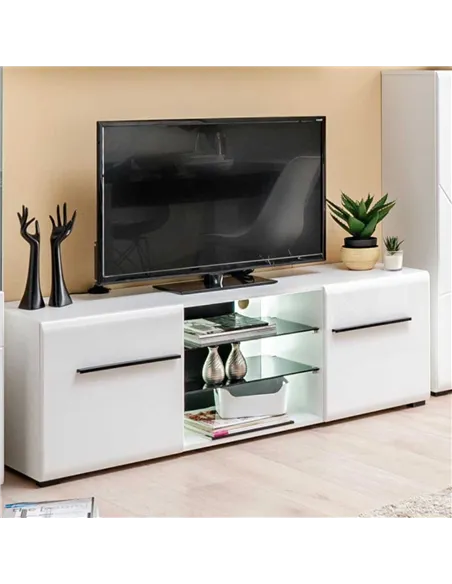 Terrento White Large Tv Cabinet, 3055