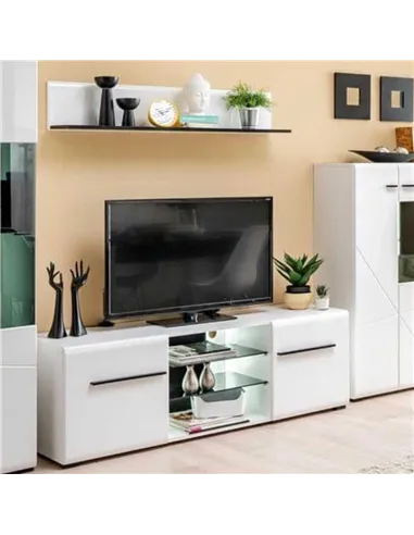 Terrento White Large Tv Cabinet, 3055