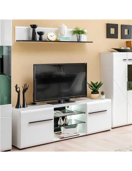Terrento White Large Tv Cabinet, 3055