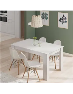 Tevez White Extending Dining Table, 3213 2