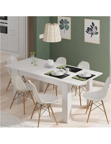 Tevez White Extending Dining Table, 3213
