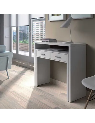 Turin Artic White Desk & Dressing Table or Console Table, 2503