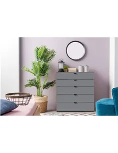 Valentina Grey Chest of Drawers, 3056 2