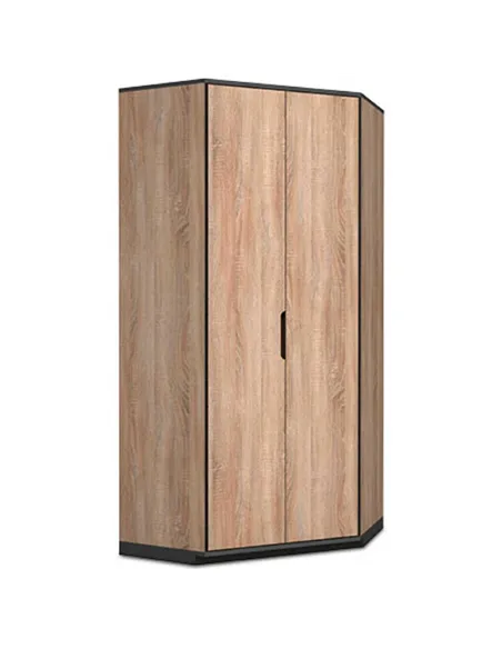 Vant Oak Effect 2 Door Corner Wardrobe, 2677