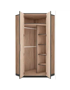 Vant Oak Effect 2 Door Corner Wardrobe, 2677 2