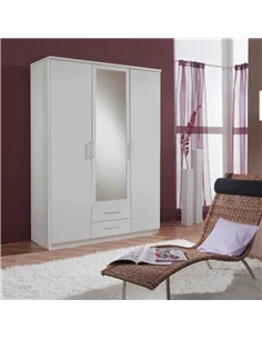 Venice Alpine White 3d 2drw Wardrobe, 2392