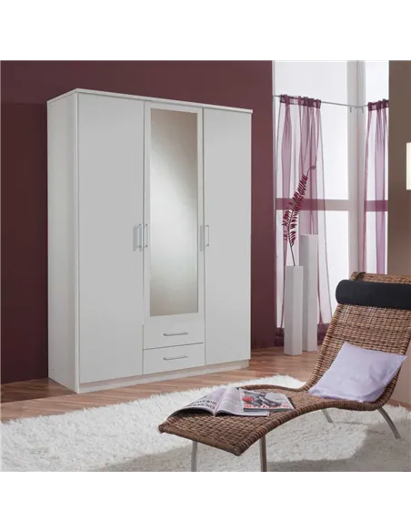 Venice Alpine White 3d 2drw Wardrobe, 2392