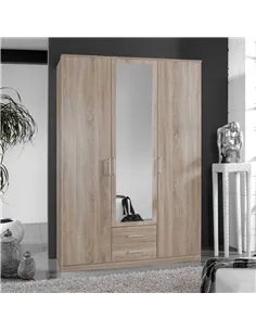 Venice Oak Effect 3d 2drw Wardrobe, 2378