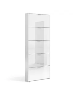 Zappa Shoe Cabinet White Gloss, 2589