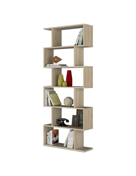 Zing Oak Effect Bookcase, 2605