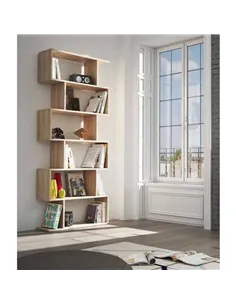 Zing Oak Effect Bookcase, 2605 2