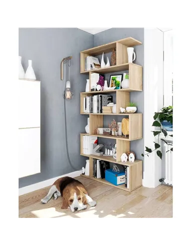 Zing Oak Effect Bookcase, 2605