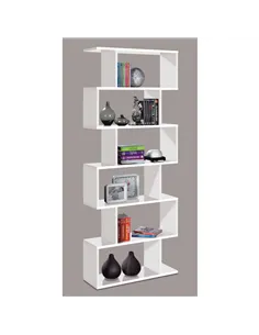 Zing White Gloss Bookcase, 2439