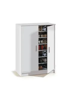 Zuldy Large White Shoe Cupboard, 2505