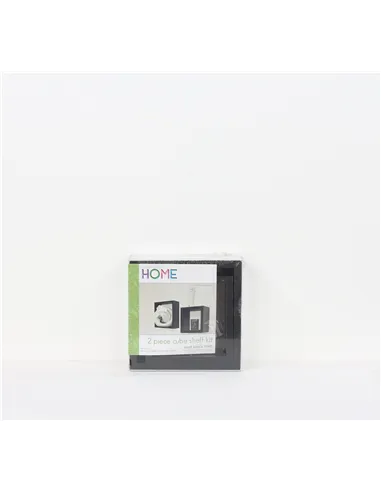Core Products Set of 2 wall cubes - matt black