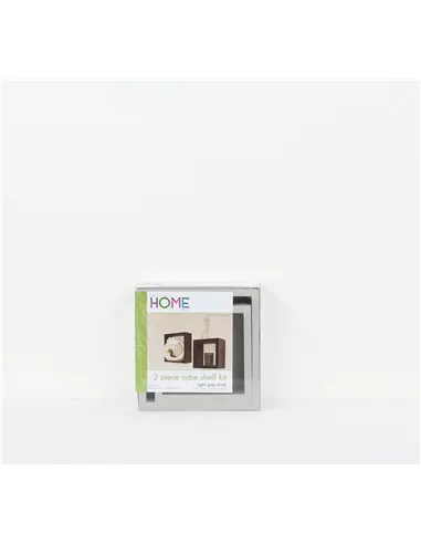 Core Products Set of 2 wall cubes - light grey