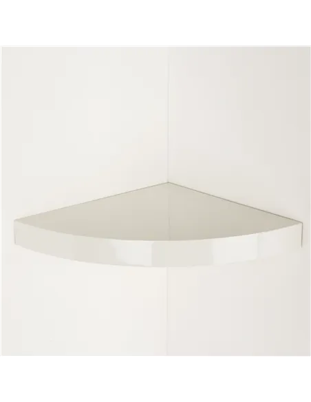 Core Products hudson corner box shelf kit - gloss cream