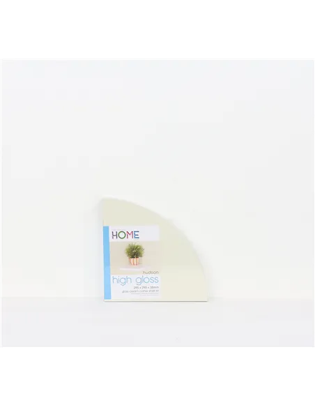 Core Products hudson corner box shelf kit - gloss cream
