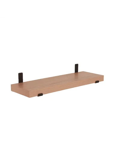 Core Products 60cm chunky shelf with sit on brackets - oak effect