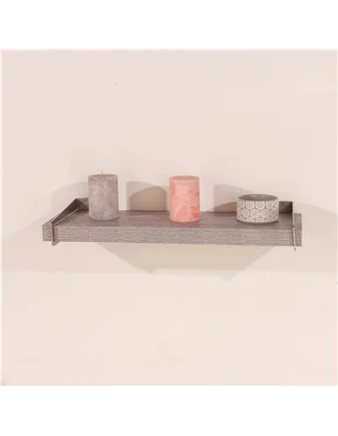 Core Products 80cm chunky shelf with slide on brackets - grey oak effect